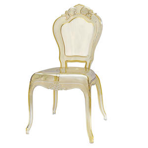 Silla <span class=keywords><strong>Transparente</strong></span> Moderna de Acrílico, <span class=keywords><strong>Policarbonato</strong></span> y Plástico Cristalino, Apilable para Banquetes y Bodas - Product Image 1