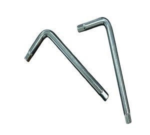 <span class=keywords><strong>Clé</strong></span> hexagonale en L personnalisée OEM, support en L, T8 T10 T20 T25 T30 <span class=keywords><strong>T45</strong></span> T50, revêtement en zinc noir - Product Image 5