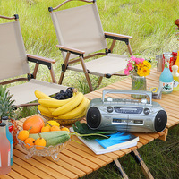 Table pliante légère la plus vendue avec sac de rangement à sangle Caractéristique pliable extérieure portable pour les plages pique-nique camping