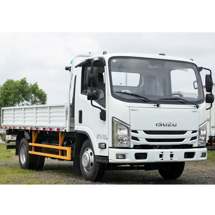 4X2 Isuzu NPR ES7 Euro 6 Camion de fret léger 150HP 189HP Diesel Camion de fret d'occasion avec haute performance