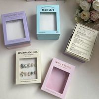 Boîtes d'emballage pour ongles avec logo imprimé personnalisé de haute qualité pour les petites entreprises