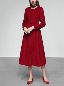 <span class=keywords><strong>Manteau</strong></span> long en laine de luxe OEM pour femmes - Product Image 3