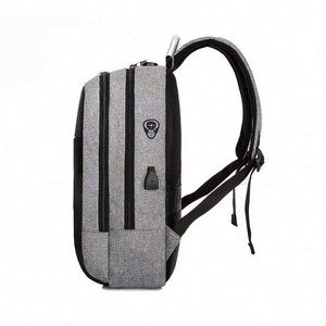 Muestra gratuita, mochila para portátil de viaje, negocios, escuela, para adolescentes, con logotipo personalizado, duradera, moderna, con puerto USB, para chicos. - Product Image 4