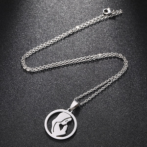 Non Tarnish 18K Plaqué Or En Acier Inoxydable Sainte Vierge <span class=keywords><strong>Marie</strong></span> Collier pour Femmes Filles Religieux Foi Bijoux Cadeau En Gros - Product Image 4