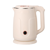 Bouilloire électrique multifonction en verre et plastique de 1,8 L avec infuseur pour tisanes, thés aux fleurs et eau bouillante