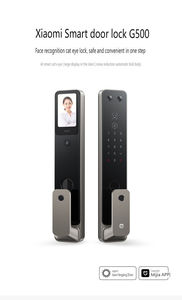 สำหรับ Xiaomi Smart Door Lock G500 ระบบจดจำใบหน้า 3 มิติ พร้อมกล้องวงจรปิดแบบตาแมว ปลดล็อคด้วยลายนิ้วมือ บลูทูธ รหัสผ่าน ใช้งานร่วมกับแอป Mi Home - Product Image 2