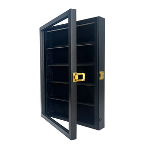 Minifigure hiển thị trường hường-khối Xây dựng đồ chơi tủ tường Showcase cho thu nhỏ nhỏ có thể khóa cửa Bảo vệ UV - Product Image 6