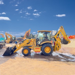 Nueva Miniexcavadora Cat420f 416, Retroexcavadora Jcb3cx Jcb4Cx, Máquina Hidráulica de Movimiento de Tierras con Cargador Frontal y Retroexcavadora - Product Image 1