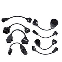 OBD-Adapter Komplettset 8 Stück Auto/LKW-Kabel Kompatibel mit Ds150 Autokabel OBDII OBD 2 Diagnosewerkzeug Verbindungsscanner