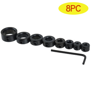 <b>Drill</b> <b>Bit</b> Positioner Limit Ring 3-16mm Metal Woodworking Clamp Positioning Ring woodworking tools - Product Image 1