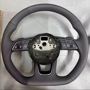 <span class=keywords><strong>Volante</strong></span> de Cuero y Fibra de Carbono para <span class=keywords><strong>Audi</strong></span> B9 A3 A4 A5 RS3 RS4 RS5 S3 S4 S5 A6 C6 C7 C8 A7 A8 Q5 Q7 TT R8 S6 RS7 B8.5 B8 - Product Image 5