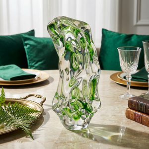 <span class=keywords><strong>D</strong></span>écorations de table en cristal translucide Art <span class=keywords><strong>D</strong></span>éco, fabriquées à la main avec des motifs sculptés pour la <span class=keywords><strong>d</strong></span>écoration de mariage et de Bar Mitzvah - Product Image 2