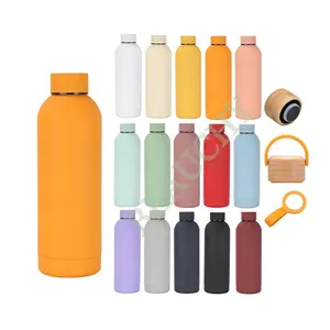 Novo produto 2024 garrafas de água personalizadas tipo Drinkware e garrafa de vácuo de aço inoxidável ecológico de qualidade alimentar