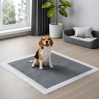 Tapis d'apprentissage jetables en charbon de bambou et PE pour chiens, anti-odeur, écologiques, imperméables et anti-fuites pour animaux de compagnie