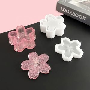 Factory Price 3D Polygon Shape Food Grade White 5-Piece <b>Silicone</b> <b>Resin</b> <b>Mold</b> Trinket Storage Container for <b>Resin</b> Casting Home - Product Image 3