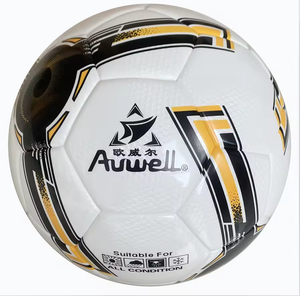 Fabricación al por mayor de balones de fútbol con logotipo personalizado al mejor precio, balón de fútbol personalizado, tamaño profesional 5 para entrenamiento y partido