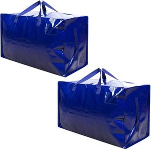 <b>Extra</b> <b>Large</b> Heavy Thick Oversize PP Woven Storage Moving Bag With Strong Handle and Zipper for Travel Laminated Logo <b>Printed</b> - Product Image 2