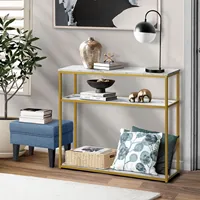 Table console en bois moderne et écologique de luxe pour salon et entrée, meubles pour la maison