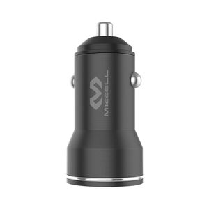 <span class=keywords><strong>Chargeur</strong></span> de batterie de <span class=keywords><strong>voiture</strong></span> à double USB en alliage d'aluminium 12V 24V 12W à charge rapide avec boîte cadeau et protection pour téléphones mobiles - Product Image 1