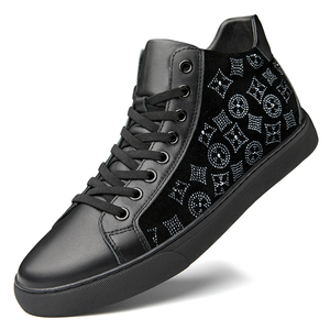 Bande haute haute qualité baskets hommes femmes adolescent en cuir véritable Sneaker décontracté chaussures sur mesure sportif printemps automne - Product Image 1