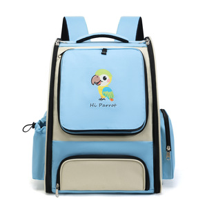 Hi Parrot Pet <b>Backpack</b> Large Capacity Breathable Foldable Carrier For <b>Cats</b> Dogs Travel Use - Product Image 5
