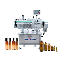 Machine d'étiquetage d'autocollant auto-adhésif de petite bouteille ronde pour la chaîne de production remplissante