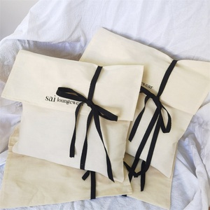 BSCI Custom Natural Color Cotton Muslin Envelope Cloth Packaging <b>Bag</b> Organic Cotton Envelope Garment <b>Dust</b> <b>Bag</b> - Product Image 4