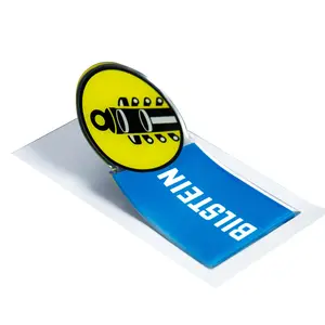 China Manufacture Custom Plastic 3D Resin Epoxy Label PVC Self-Adhesive Logo Printing