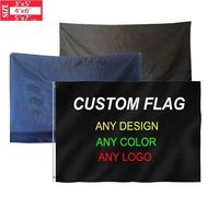 Drapeaux de sport en polyester sublimés personnalisés avec logo, conception gratuite, tous pays, impression personnalisée