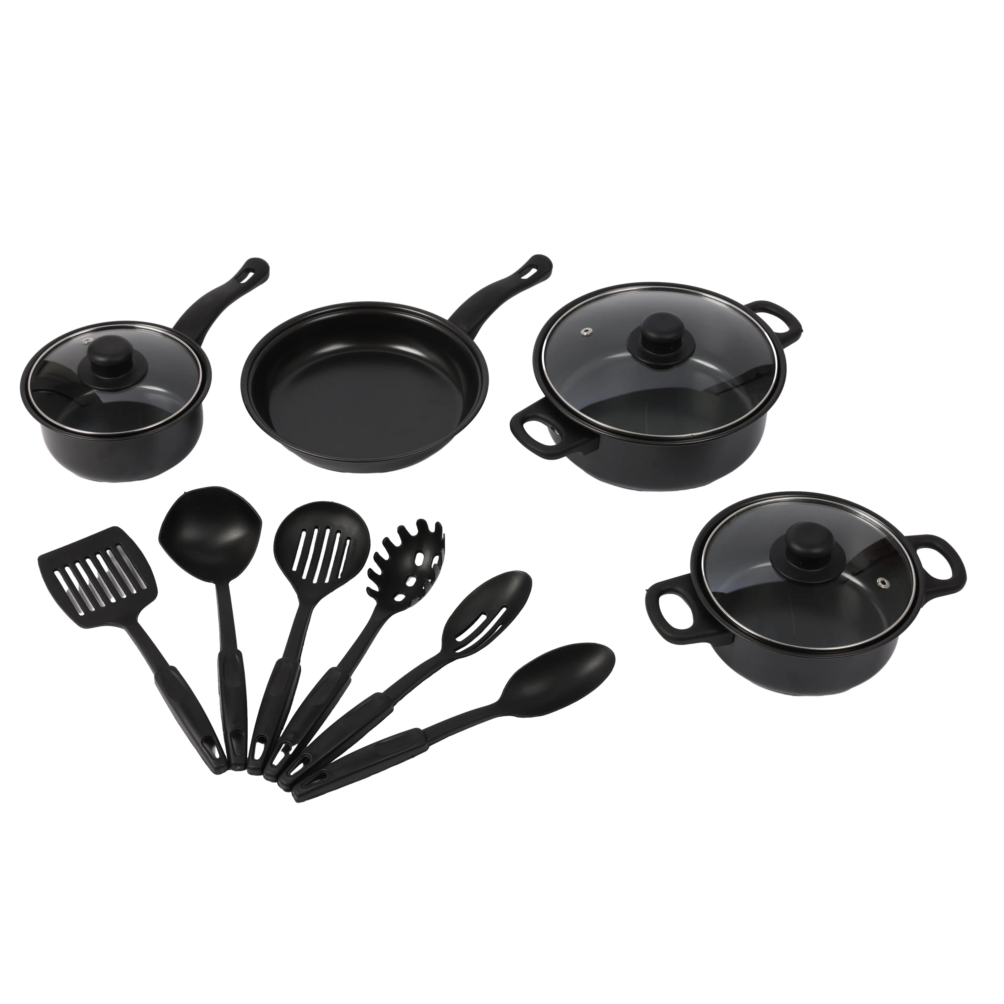 Wholesale 13pcs Non-stick pan soup pot crock frying pan Multi-piece kitchen cookware sets