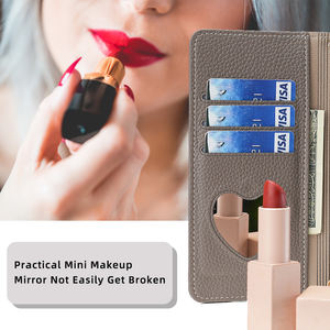 Étui de téléphone portefeuille en cuir de luxe avec support rabattable, cordon réglable, fermeture éclair et emplacements pour cartes pour <span class=keywords><strong>iPhone</strong></span> 17 Air, style professionnel, coque arrière - Product Image 4