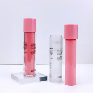 Wholesale 25ml 45ml Custom Serum Lotion <b>Bottle</b> Round Rotary Twist Pp Airless <b>Bottle</b> With <b>Pump</b> - Product Image 5