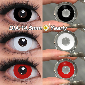 Lentilles de contact Magister pour Halloween, livraison gratuite, Anime fou, Big Eye Soft, Cosplay annuel, Lentille <span class=keywords><strong>Sharingan</strong></span> - Product Image 4