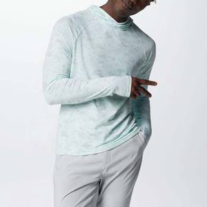 Venta al por mayor de sudaderas con capucha tácticas de los hombres ligeros transpirables de manga larga sudaderas con capucha de pesca última manga larga de secado rápido - Product Image 3