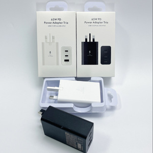 65W Type-C Charger 3-Port Super Fast Charging EU UK US Plug for Samsung Charger for Samsung S22 S23 S24 S25 S26 Smart Devices - Product Image 1