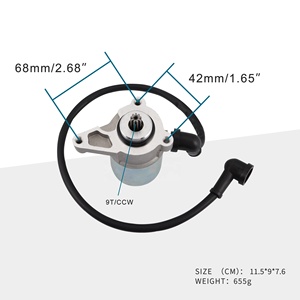 GOOFIT 9T Démarreur électrique de remplacement pour YAMAHA TDR125 <span class=keywords><strong>DT125</strong></span> <span class=keywords><strong>R</strong></span> DT125X OEM 3MB-81800-02 Pièces détachées pour motos - Product Image 2