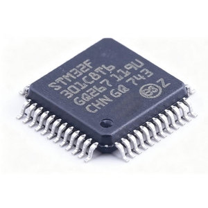 STM32F301C8T6 STM32F301C8T6TR Composants électroniques d'origine Fournisseurs de composants électroniques Cortex-M4 32 bits 72 MHz 37 LQFP-48 Microcontrôleurs RoHS - Product Image 1
