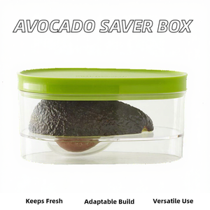 Nhà Máy Nhựa Bơ Hộp Lưu Trữ Thiết Kế Linh Hoạt Tươi Saver Crisper Jar Ở Tươi <span class=keywords><strong>Container</strong></span> Thủ Môn Cho Trái Cây Tươi Lưu Trữ - Product Image 2