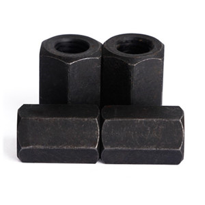 Din 6334 M3 M4 M5 lớp 4.8 <span class=keywords><strong>8.8</strong></span> 10.9 Carbon thép Oxit Đen chủ đề nội bộ dài Hex khớp nối Nut Hex tay áo thùng NUT - Product Image 3