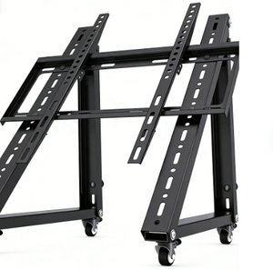 Supporto <span class=keywords><strong>TV</strong></span> <span class=keywords><strong>con</strong></span> Ruote per Schermi da 32-70 Pollici, Carrello <span class=keywords><strong>TV</strong></span> Robusto e Stabile <span class=keywords><strong>con</strong></span> Ruote Bloccabili - Product Image 4