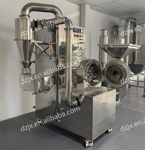 Dzjx उच्च गुणवत्ता पाउडर चीनी उत्पादन प्रसंस्करण संयंत्र के लिए छोटे बड़े पिन हथौड़ा मिल मशीन - Product Image 5