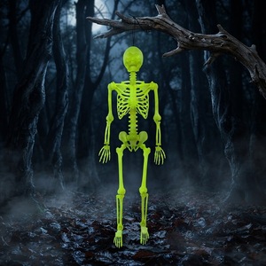 <span class=keywords><strong>Scheletro</strong></span> Luminoso Decorazione <span class=keywords><strong>Halloween</strong></span> 1,5m a Grandezza Naturale, Prezzo di Fabbrica, Articolo di Grande Successo per Porta d'Ingresso e Portico - Product Image 3