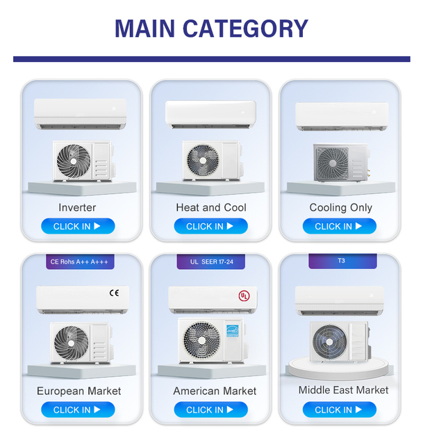 12000btu Cooling Only Split Air Conditioner Smart Home Appliances Portable Wall Mounted Inverter Multiple Modes&functions