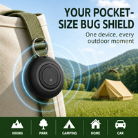 Répulsif Portable Anti-Moustiques à Ultrasons Rechargeable USB-C, Protection Anti-Insectes pour Camping, Randonnée, Parc, Extérieur, Certifié EPA CE ROHS