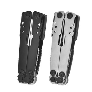 Pince <span class=keywords><strong>multifonction</strong></span> portable HongRui en acier au carbone, tournevis, coupe-fils et ciseaux à ressort pour le camping tactique en extérieur - Product Image 2