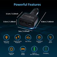 Traqueur GPS Véhicule SinoTrack ST-909, Chargeur de Voiture Allume-Cigare avec Application Gratuite, Positionnement Précis et Rapport Statistique