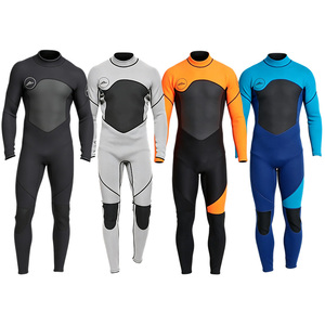 Custom 3mm Neoprene Back Zip Long Sleeve Men's Women's Full Body Surfing Scuba Diving One Piece Wetsuit