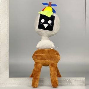 Caja rítmica de felpa supersuave Sprunki transfronteriza, nuevo juego, muñeca de juguete periférica, malla de relleno de algodón PP para aliviar el estrés de los niños - Product Image 3