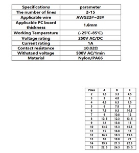 ขั้วต่อแบบ Pitch 1.5 มม. รุ่น ZH สำหรับเชื่อมต่อแผงวงจรกับสายไฟ พร้อมปลอกยางหุ้มขั้ว+ตัวเรือน สายเคเบิล ขั้วต่อพิน และตัวเรือนขั้วต่อ - Product Image 2