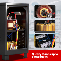 Stabilisateur de tension monophasé WF.EL 10 kVA avec relais AC, interface tactile pour la maison et le commerce, protection contre les courts-circuits